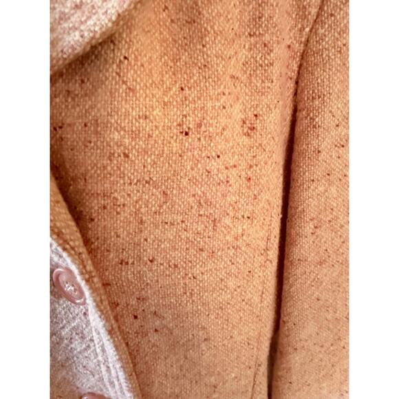 Esprit Outerwear Pink Tweed Wool Blend Peacoat Women’s XL Made in Ukraine Y2K - Picture 3 of 10